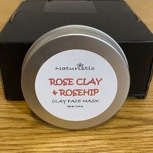 FREE🎁 Naturistic Rose Clay and Rosehip clay face mask facial